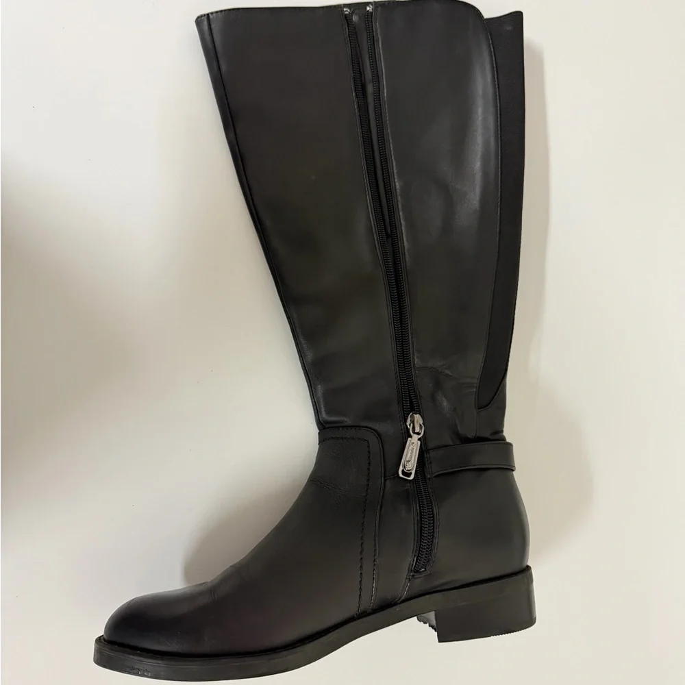 Blondo Black Over-the-Knee Leather‎ Boots